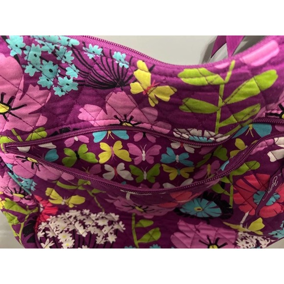 Vera Bradley Tote in Flutterby Print - Picture 3 of 5